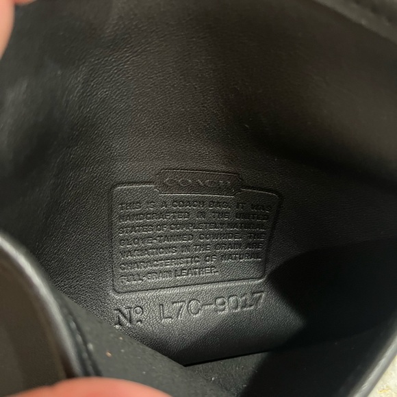 Authentic COACH Vintage Abbie Small Black Leather Crossbody 9017 EUC! - Picture 11 of 14